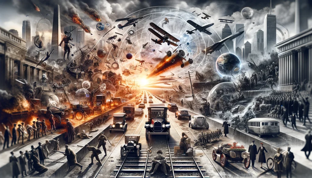 historiska händelserna från 1900-talet