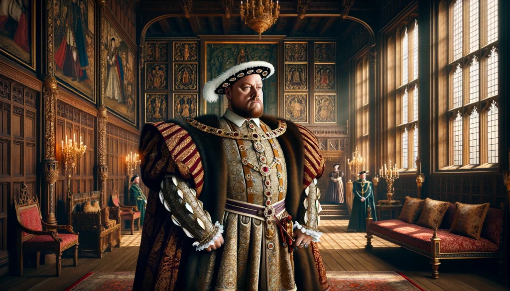 en bild på Henrik VIII av England