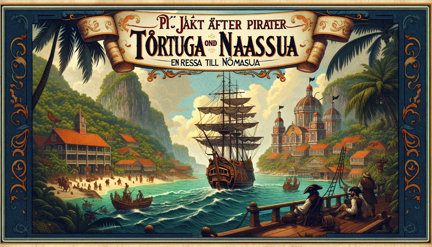 En resa till Tortuga och Nassau