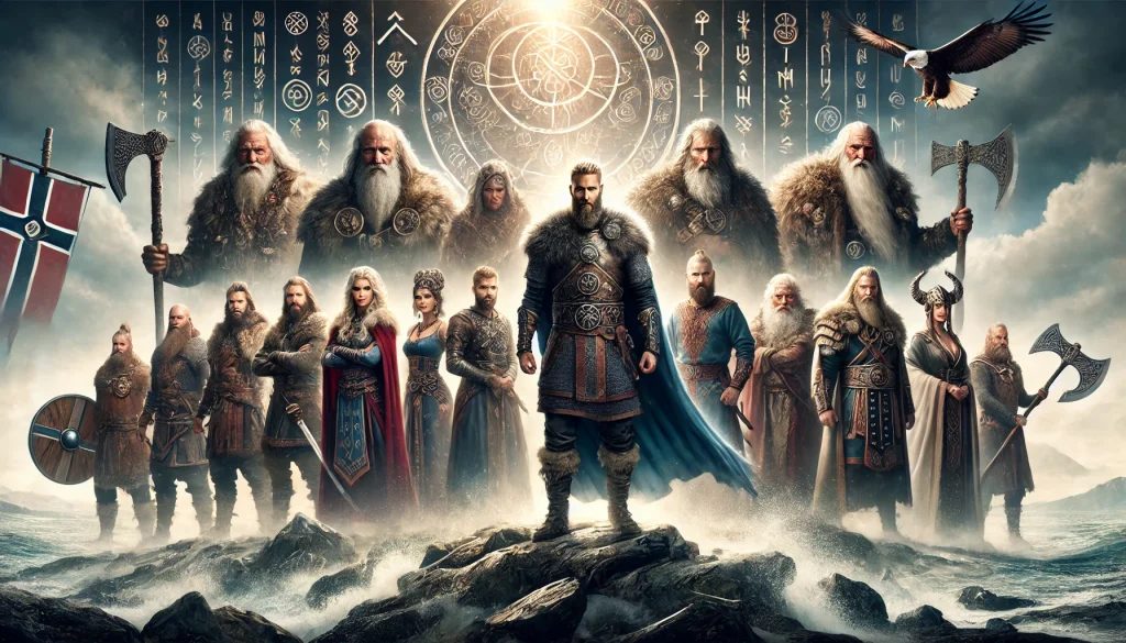 Björn Järnsida tillhörde en av de mest legendariska släkterna i den nordiska historien – han var son till den berömde vikingakungen Ragnar Lodbrok. Ragnar Lodbrok är känd både genom historiska källor och genom de isländska sagorna, och hans ättlingar spelade framträdande roller i vikingatidens politiska och militära händelser. Björn var en av flera bröder, varav de mest kända inkluderar Ivar Benlös, Sigurd Ormiöga och Hvitserk. Dessa bröder är ofta omskrivna för sina gemensamma expeditioner och sina försök att hämnas sin fars död.