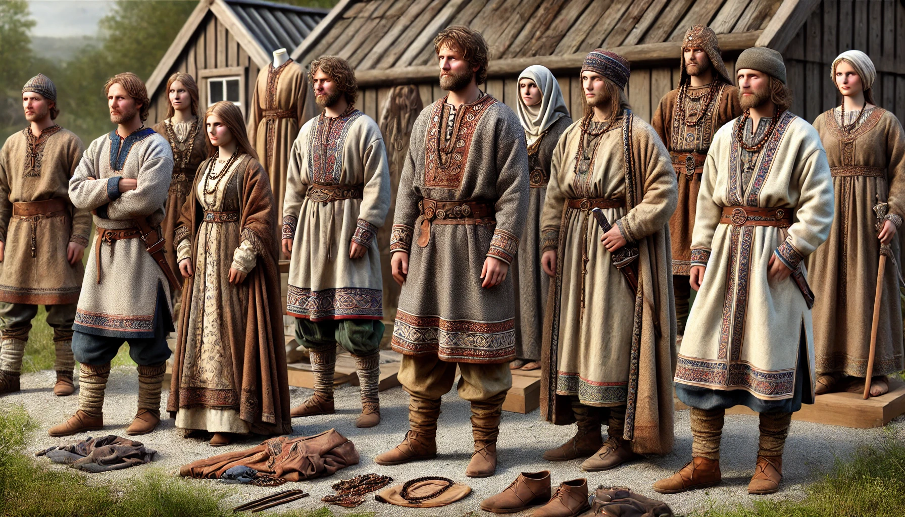 kläder från vikingatiden