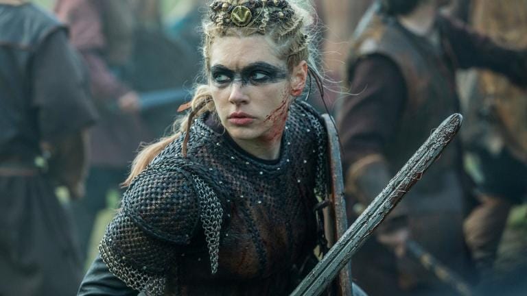 sköldmör Lagertha - bild från serien Vikings