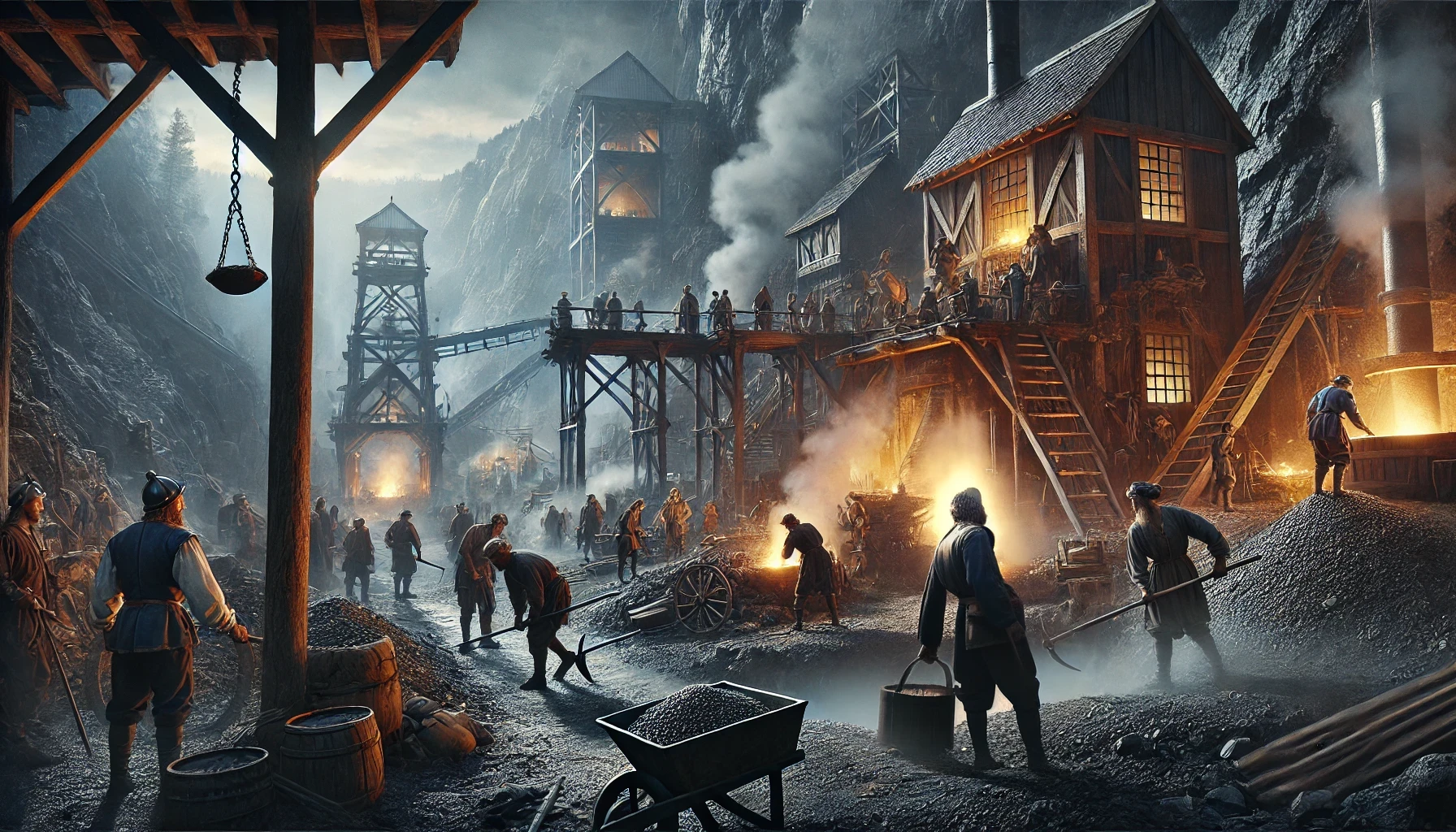 Falu koppargruva blev en av Europas främsta kopparproducenter.