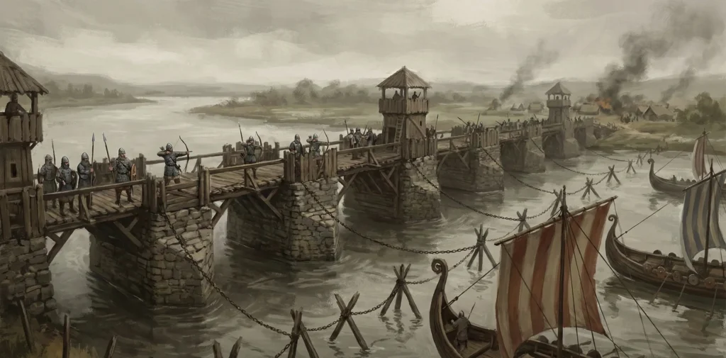 Flodblockader och befästa broar – Frankerrikets desperata svar