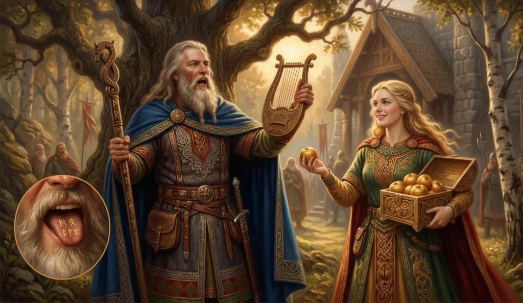 Guden med runor på tungan