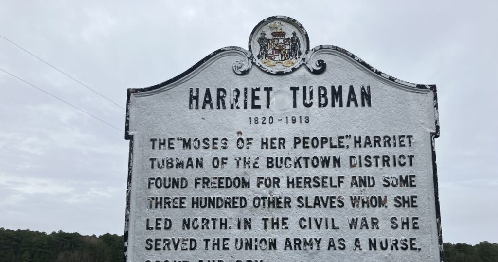 Harriet Tubman gravsten