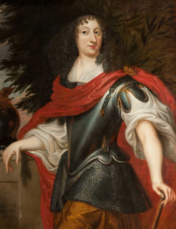 Drottning Kristina som Minerva, av Justus van Egmont, 1654, via Nationalmuseum, Stockholm