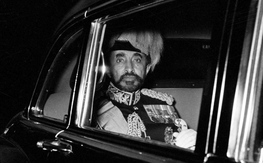 Kejsare Haile Selassie av Etiopien i Schweiz, 25 november 1954. Källa: Schweiziska nationalmuseets blogg