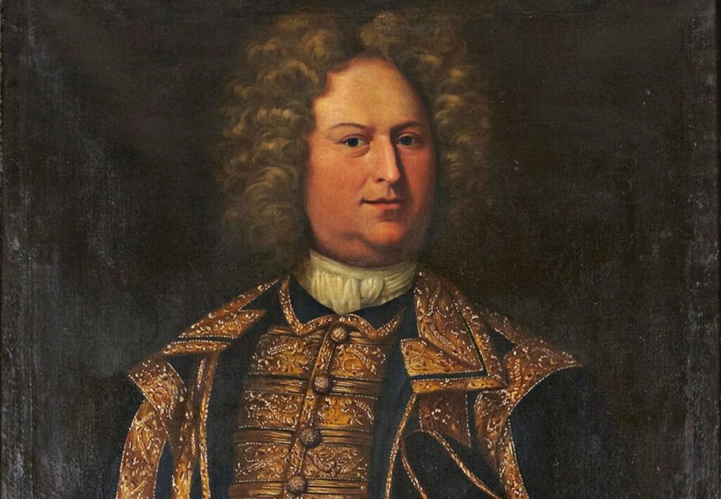 Carl Gustaf Rehnskiöld (1651–1722) var Karl XII:s närmaste man i fält. Vid Poltava hamnade han i rysk fångenskap och blev utväxlad först 1718. Målning från tidigt 1700-tal, av John Starbus.