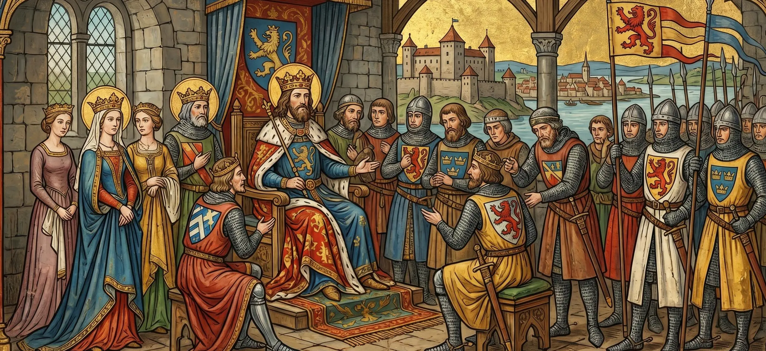 Folkungatiden var en turbulent period i svensk historia som sträckte sig från mitten av 1200-talet till början av 1300-talet.